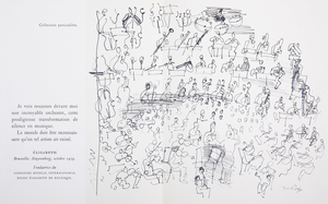 Raoul Dufy, The Orchestra, Lithograph