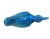 Italian Mid 20th Century Italian Bitossi Rimini Cerulean Blue Pottery Bird Figurine For Sale - Image 3 of 10