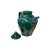 1980s Chinese Dark Teal Green Wine Medicine Herbs Storage Ceramic Jar For Sale - Image 5 of 13