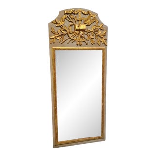 French 18th C Trumeau Mirror For Sale