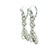 One-of-a-Kind Talia Jade Deco Revival Diamond Drop Earrings Platinum 5.50 Ct For Sale - Image 10 of 11
