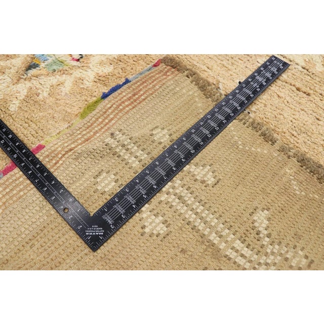 Late 20th Century Vintage Beni MGuild Moroccan Rug - 06'07 X 09'08 For Sale - Image 5 of 9