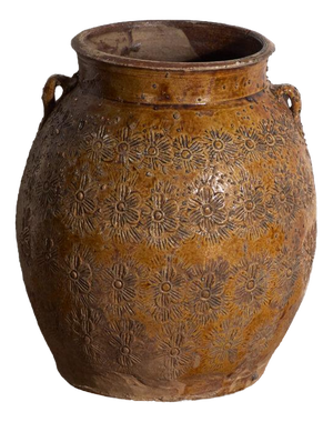 Antique Chinese Glazed Stoneware Vase, China, 1900