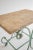 Metal 19th Century French Iron Patisserie Table With Travertine Top For Sale - Image 7 of 7
