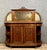Wood Louis XVI Style Half-Moon Shaped Buffet in Walnut For Sale - Image 7 of 7