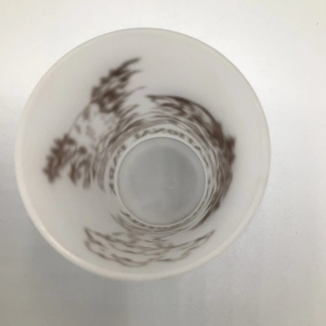 White Vintage Yellowstone National Park Tumblers - Set of 4 For Sale - Image 8 of 13
