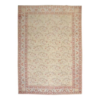 Antique Zabihi Collection Persian Kashan Large Carpet - 10'10" x 16'9" For Sale