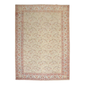 Antique Zabihi Collection Persian Kashan Large Carpet