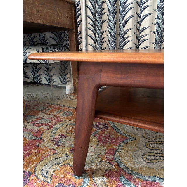 1950s Mid Century Teak Coffee Table For Sale - Image 5 of 7