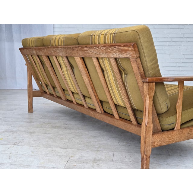 Vintage Danish Three-Seater Sofa in Furniture Wool, 1970s For Sale - Image 17 of 18