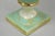 Green Antique Nippon Porcelain Hand Painted Windmill Scene Green Small Bolted Vase (B) For Sale - Image 8 of 15