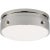 Hicks 5.5" Solitaire Flush Mount in Polished Nickel with White Glass Designer: Thomas O'Brien Mounting: Flush Shade...