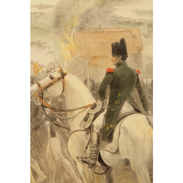 Brown Vintage Engraving After Richard Canton Woodville, 'Napoleons Old Guard 1815' For Sale - Image 8 of 13