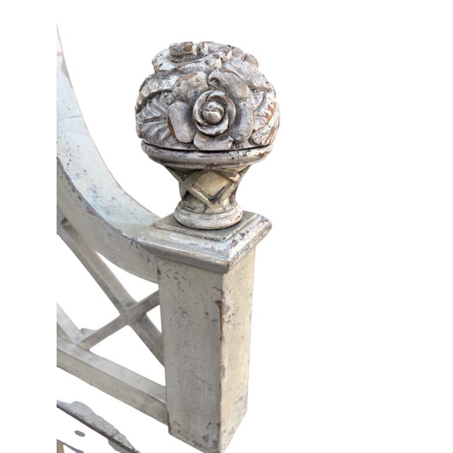 Wood Mid Century Louis XVI Style Hutch For Sale - Image 7 of 7