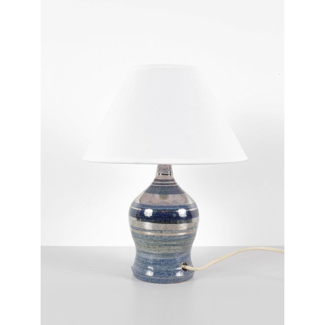 Mid-Century Modern Vintage Ceramic Lamp from Georges Pelletier, 1960 For Sale - Image 3 of 6
