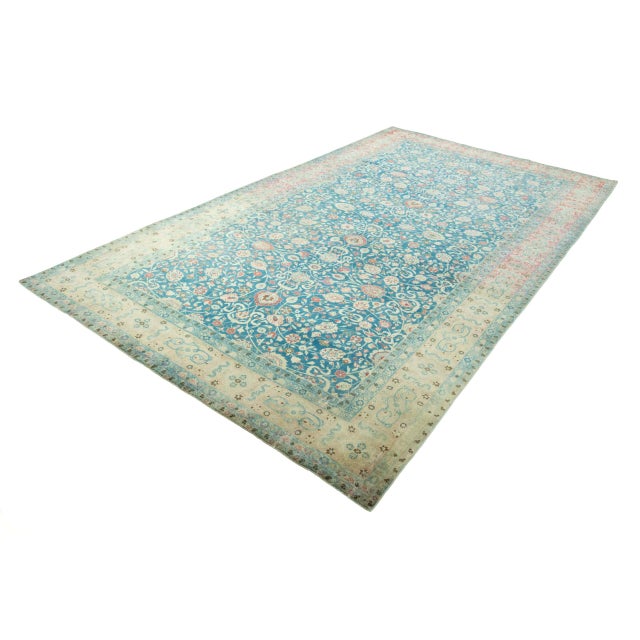 Antique Hand-Knotted Rug, 1920s For Sale - Image 4 of 12