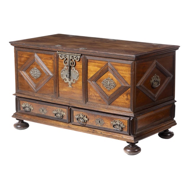 Portuguese Ark Cabinet, 17th Century For Sale