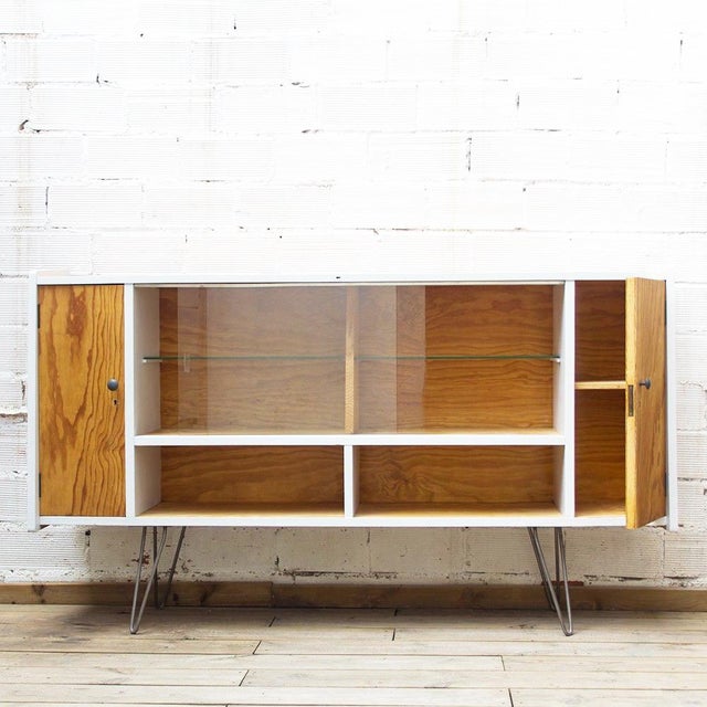 Wood Vintage Sideboard, Spain, 1960s For Sale - Image 7 of 9