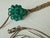 Kenneth Jay Lane Vintage Faceted Emerald Green Glass Pendant Tassle Necklace For Sale - Image 4 of 15