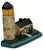 Excellent Antique American Cast Iron New England Cape Cod Lighthouse & Salt Box Cottage Doorstop Circa 1920s For Sale - Image 4 of 18
