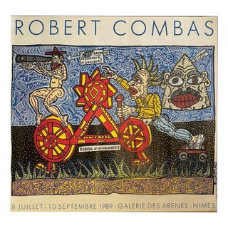 Reboul and His Machinery Poster after Robert Combas For Sale