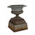Late 19th Century Antique Fiske School Cast Iron Garden Urn On Plinth, Circa 1890 For Sale - Image 5 of 7