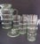 Antique Art Deco Dunbar Green Uranium Glass Pitcher 6 Tumblers Large 8pc Set For Sale In Wichita - Image 6 of 18