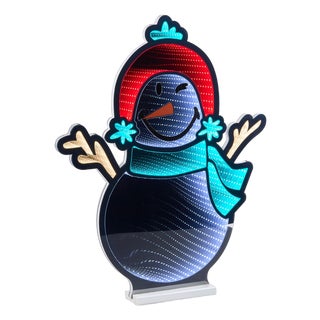 Smiley World Holiday Snowman Ekkolight 24"H For Sale