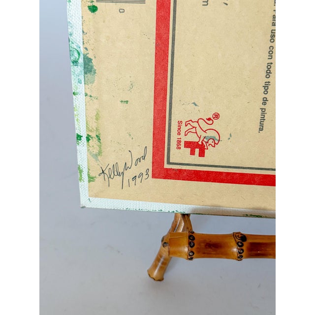 Original Modernist Landscape Painting, Kelly Wood, 1993 For Sale In Dallas - Image 6 of 6