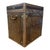 Vintage Campaign Luggage Trunk Leather Side Table For Sale - Image 10 of 18