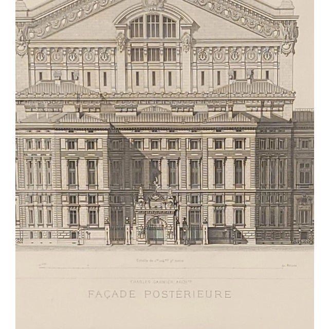 View of the Paris Opera House, France, 19th Century For Sale - Image 4 of 9
