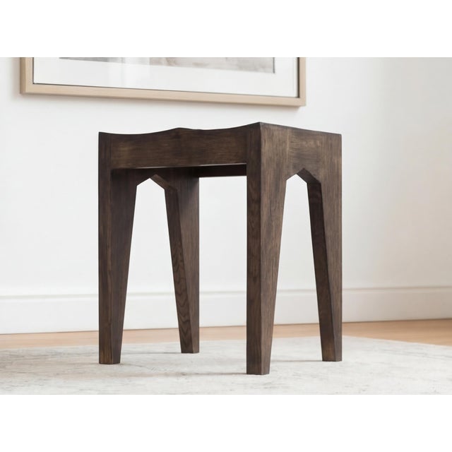 Contemporary Wave Stool by Marc Geneix Design For Sale - Image 3 of 7