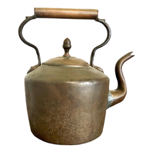 Decorative Antique Copper & Brass Kettle