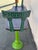 A Pair of Early 20th-Century Cast Iron Soda Fountain Swivel Stools With Greek Key Backs. For Sale - Image 18 of 18