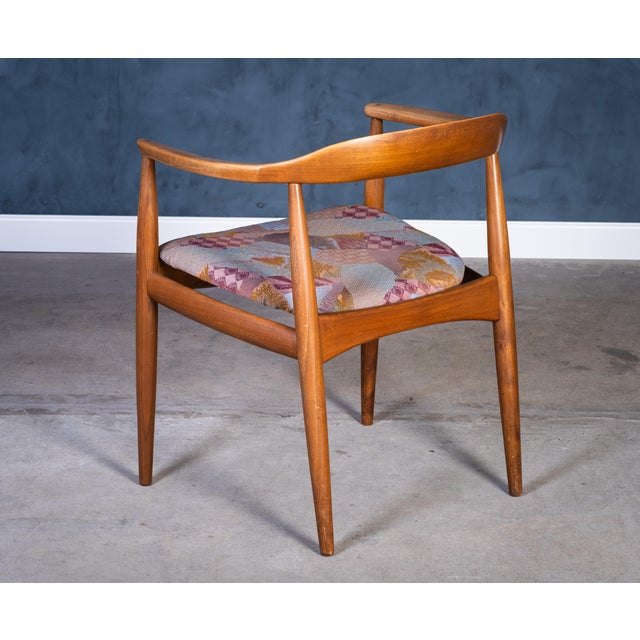 Vintage Danish Armchair by Illum Wikkelsø for Niels Eilersen, 1960s For Sale - Image 6 of 9