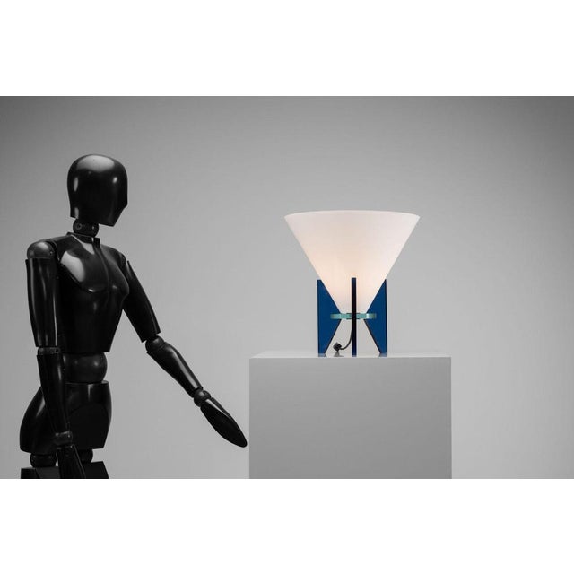 Glass Otero Table Lamp by Rodolfo Dordoni for Fontana Arte, Italy, 1986 For Sale - Image 3 of 18