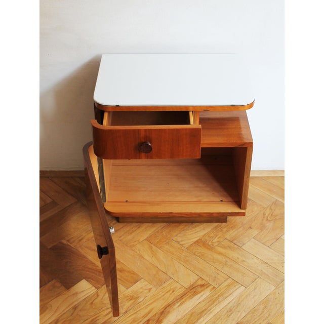 1950s Vintage Bedside Tables, 1950s, Set of 2 For Sale - Image 5 of 14