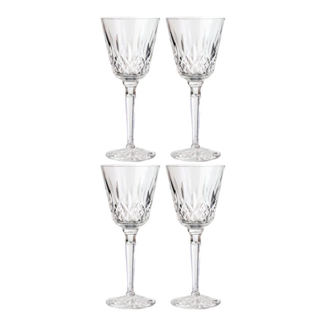 Waterford Lismore 7.5" Goblets, Set of 4 For Sale