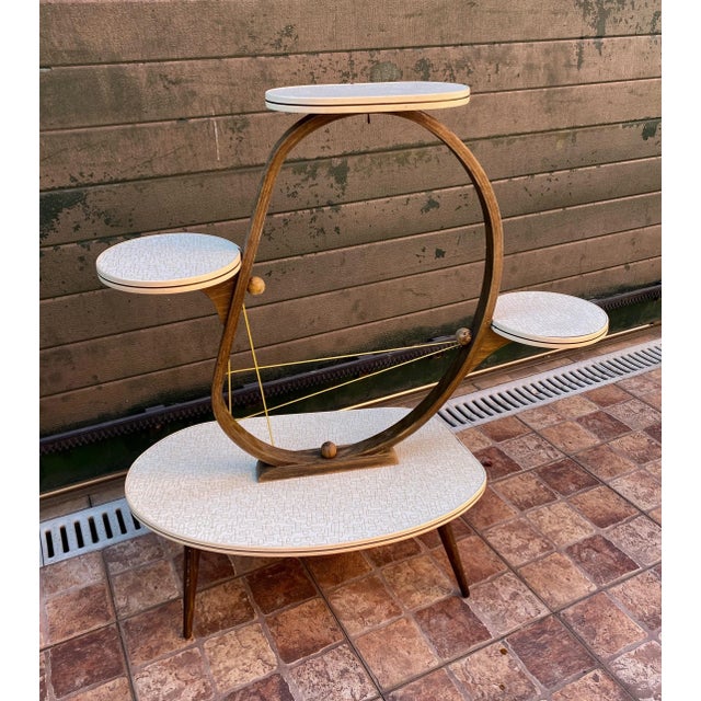 Mid-Century Modern German Side Table, 1950s For Sale - Image 3 of 12