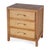 Modern Mesa 25 in. W Rectangular Cane and Solid Wood 3 Drawer Nightstand, Natural & Cane For Sale - Image 3 of 11