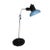 Black & Blue Desk Lamp, 1970s For Sale