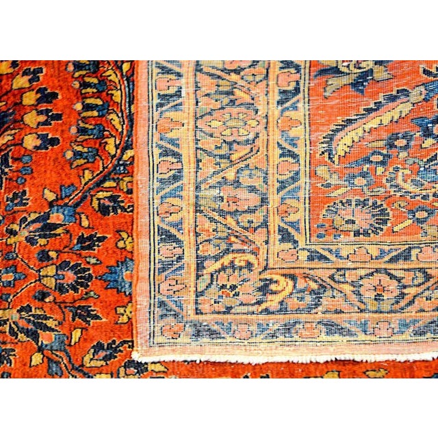 Early 20th Century Sarouk Rug For Sale In Chicago - Image 6 of 7