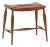 Stool in Mahogany and Leather by Josef Frank, 1950s For Sale