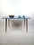 Vintage Rockabilly Coffee Table with Blue Finish, 1950s For Sale - Image 9 of 11