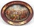 Large Hand-Painted Wall Charger Plate Depicting Waterloo Battle with Napoleon by Jean Antoine Mertel, 1866, in Very Good...