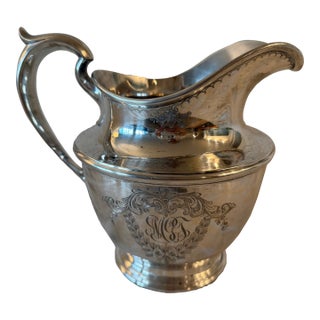 Early 20th Century Spaulding & Co. Sterling Silver Pitcher For Sale