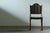 Vintage Baroque Slim Oak Dining Chairs with Upholstered Backs, 1960s, Set of 4 For Sale - Image 9 of 18