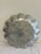 Metal Vintage Farber & Shlevin Hand Wrought Aluminum Tray, Scalloped Daisy Motif For Sale - Image 7 of 10