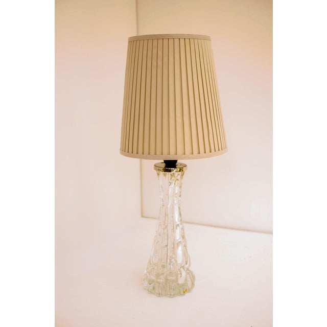 Crystal Glass Table Lamp by Carl Fagerlund for Orrefors For Sale - Image 8 of 15