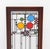 Abstract After Frank Lloyd Wright Standing Modern Art Glass Panel For Sale - Image 3 of 9